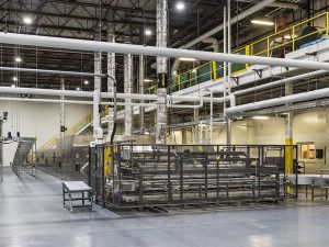 rhoads custom metal fabrication facility internal view of shop floor