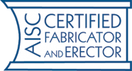 AISC certified fabricator and erector seal